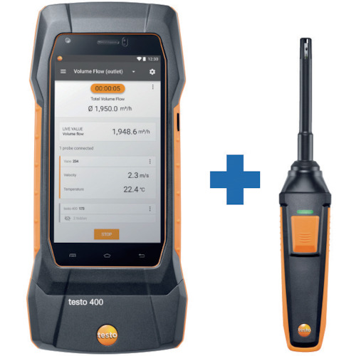 Testo Testo400 +高精度温度和湿度探针
风速计 TD20-400-15