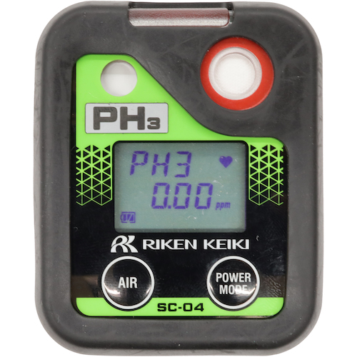 Riken个人安装的磷仪SC-04，干电池规格（带有可追溯性证书） SC-04 06 X2000