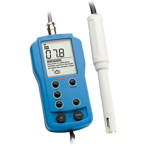 作为带校准证书的pH仪表HI9812-5N 1-3538-22-20