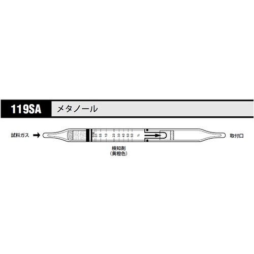 作为气体检测管甲胺227S（10瓶） 8-5353-85