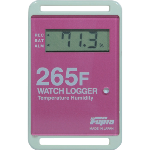 藤田显示温度和湿度数据记录仪（Mini Type，R）
数据记录器 KT-265F-R