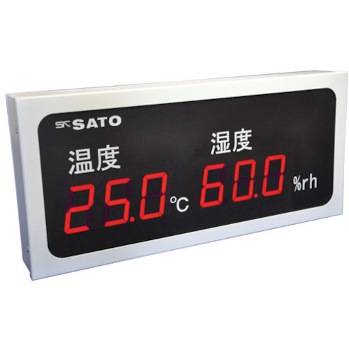 佐藤　温湿度表示器　ＳＫ－Ｍ４６０－ＴＲＨ　（８０９１－５０）　
Temperature/humidity Indicator Model SK-M460-TRH SK-M460-TRH