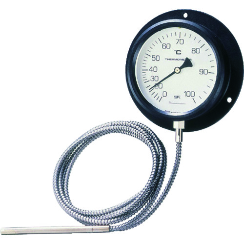 佐藤　隔测式温度计　ＶＢ－１００Ｐ　０～８０℃　（４３００－０８）　
 Remote Sensing Dial Thermometer Model VB-100P (Stock item) VB-100P-1