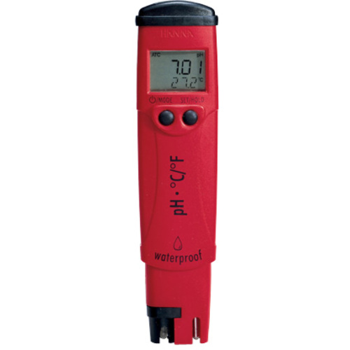 作为带有PHEP5校准证书的每日防水pH值 1-6511-12-20