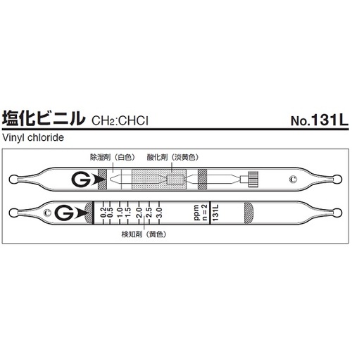 作为[存储时冷藏]检测管131L（5瓶） 9-800-61