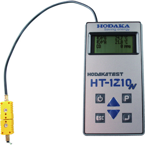 ＨＯＤＡＫＡ　燃焼排ガス分析计　一酸化炭素浓度计　排ガス温度付　
Flue Gas Analyzer HT-1210N HT-1210NT