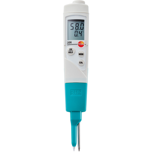 ＴＥＳＴＯ　ｐＨ计　ｔｅｓｔｏ　２０６－２　食品用电极一体型　
Testo 206 Ph2 - Instrument Kit TESTO206-2