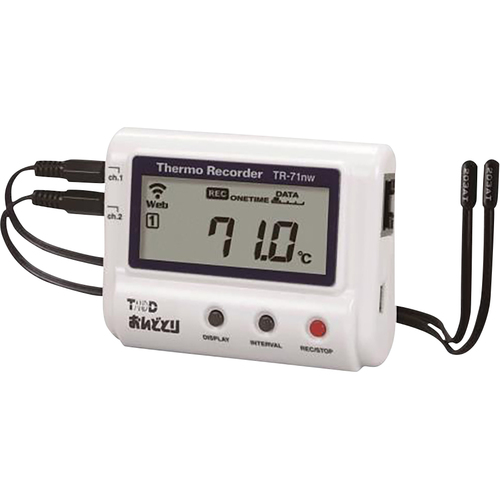 作为温度录音机OnDotori TR-71NW，带校准 6-9183-34-28