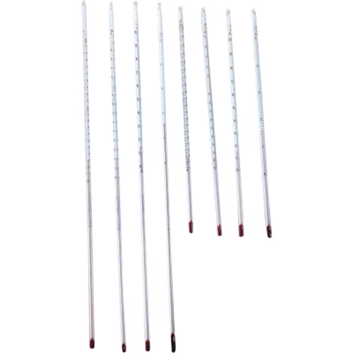 ＡＳ　温度计ＡＬ０～１００℃４５０ｍｍ校正书付 3-5577-02-20