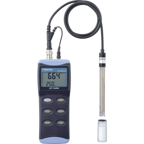 [停产] Sato方便的pH仪表SK-620PH2（带有标准传感器PHP-31）6435-00
方便的型数字pH仪表 SK-620PH2-6435-00