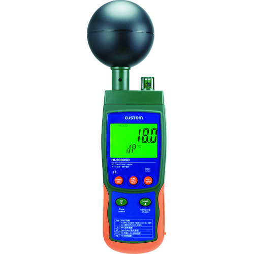 [中断]自定义数据记录器热程措施
WBGT监视器 HI-2000SD