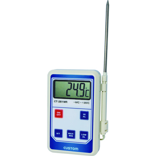 [停产]自定义热敏电阻温度计
数字温度计 CT-281WR