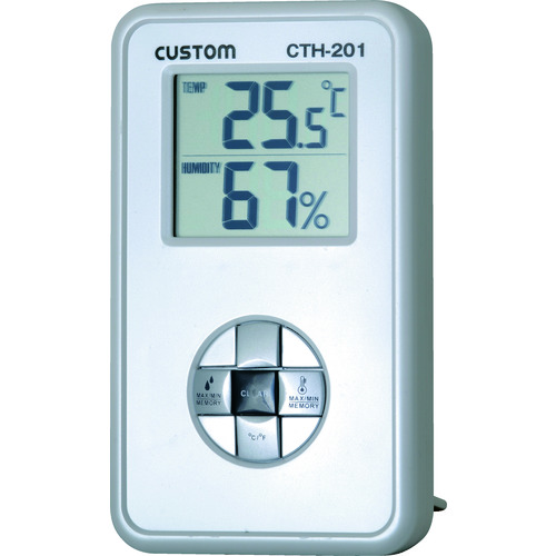 [停产]自定义传感器探针工作温度范围-40至800°C
数字温度计和湿度计 CTH201