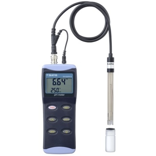 [停产]作为方便的pH仪表SK-620PHⅱ带校准 2-5973-21-20