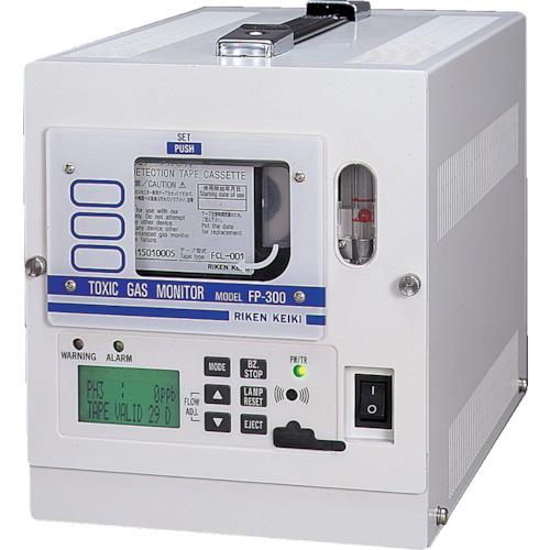 [停产] Riken高度敏感的  气体监测器 - 
Riken高敏性  气体显示器（通过检测带的光电子光度计方法） FP-300