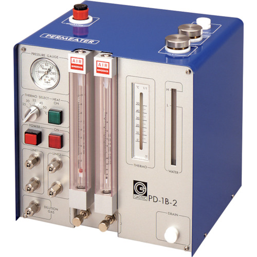 Gastec校准气体控制装置渗透PD-1B-2（2个流动路径）
蛋白混合气体产生系统（2次燃气） PD-1B-2