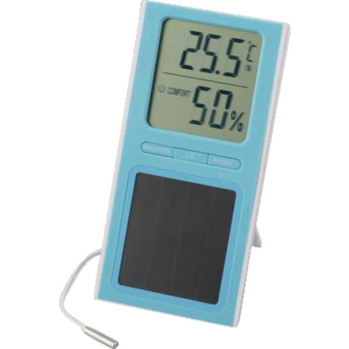 [停产]作为太阳能大屏幕温度和湿度计DT-7 2-900-01