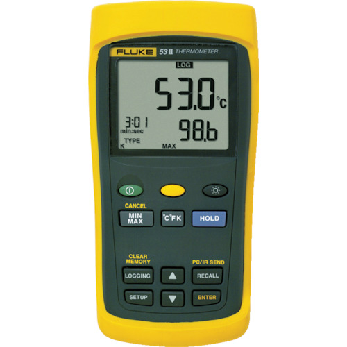 [停产] Fluke温度计（具有记录函数的1通道）
温度计 53-2B