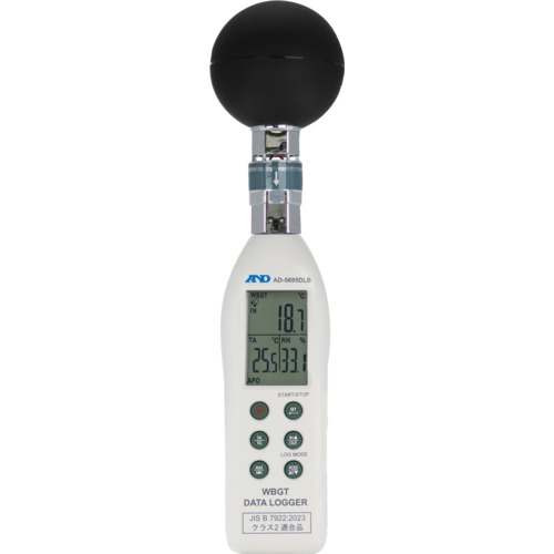 [中断] A＆D Heatroke索引数据记录器AD-5695DL
WBGT日期记录器 AD-5695DL