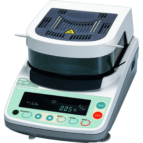 Ａ＆Ｄ　加热干燥式水分计　ＭＦ５０　ＪＣＳＳ校正付　
Moisture Analyzers MF50-00J00