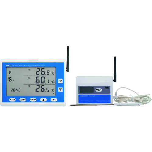 [中断] A＆D Zigbee无线温度和湿度测量系统（  单元/子单位集）AD5656SET GEREMER（ISO）校准包括（检查报告 +跟踪系统）
无线热型光计 AD5665SET-00A00