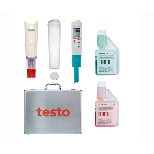 Testo pH仪表Testo 206-1集，集成液体电极
Testo 206 PH1-入门套件 TESTO206-1SET
