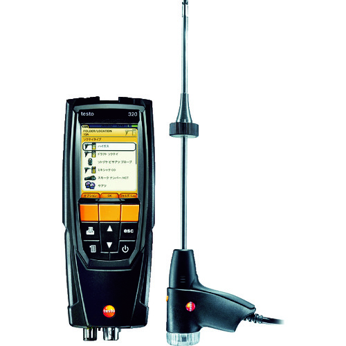 [停产] Testo燃烧排气分析仪Testo 320 O2，CO集
烟道气囊 TESTO320-O2CO