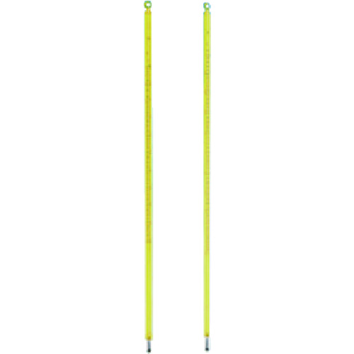 [停产] TGK汞棒温度计黄色扁平孔0-200℃ 801-53-03-54