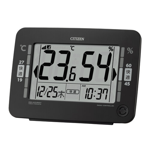 [停产]公民高精度热/湿度计带无线电时钟功能黑色132*186*53
热水平计 8RZ232-002