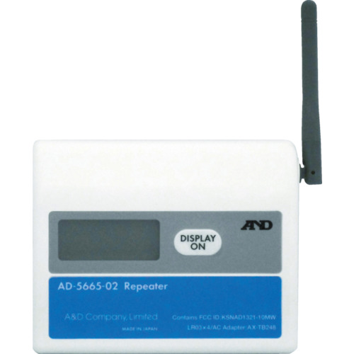 [停产] A＆D无线热/湿度计（继电器单元）AD5665-02
无线热水计网络系统 AD5665-02