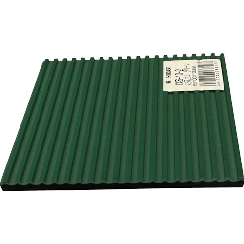 轻橡胶（绿色）6 x 100毫米正方形
条纹橡胶 CG6-10-2