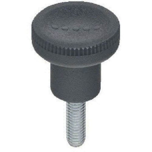 Elesa Ergonaru旋钮（雄性螺钉）外径25mm螺纹直径M6 x 1.0 EKK25X25