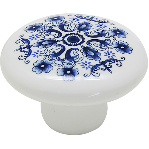 Waki陶瓷旋钮TW-152白色HANA 04 38mm
旋钮 TW-152