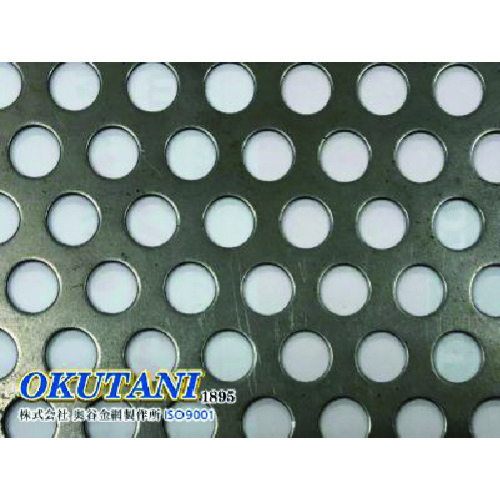 Okutani铁拳金属1.0TXD10XP15 914x1829
钢穿孔金属 PM-SPC-T1.0D10P15-914X1829