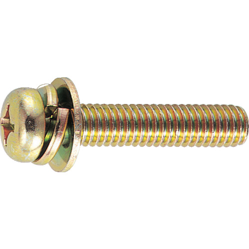 Trusco锅头洗衣机组件螺钉P = 3铬酸盐M5 x 30 60件（带有弹簧洗衣机 + JIS洗衣机）
镀铬锅头螺钉用洗衣机 B50-0530