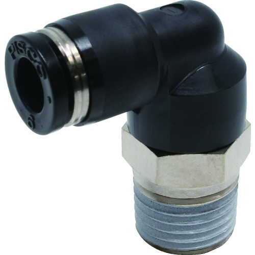 Pisco Tube Fitting Elbow兼容外径6mm连接直径R1/4 PL6-02