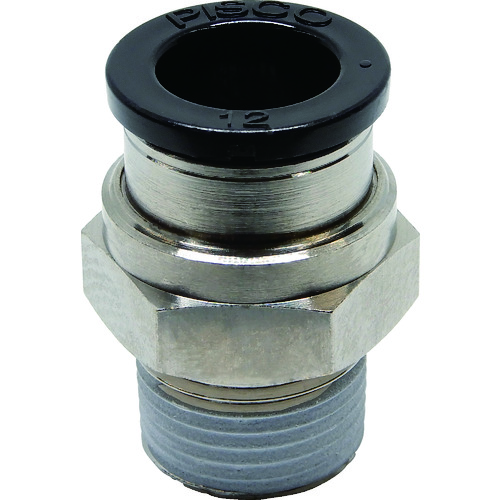 PISCO管拟合直径外径12mm连接直径R3/8 PC12-03