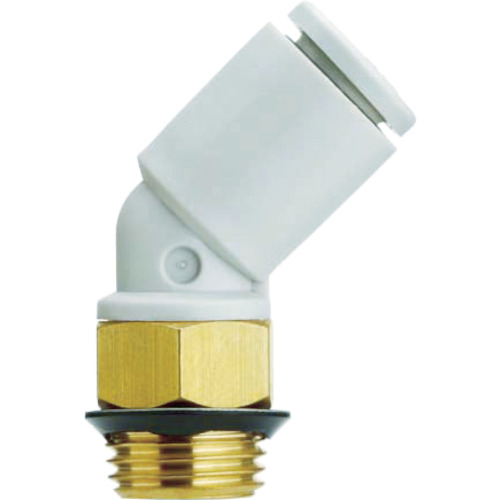 SMC一键管安装45&deg;肘联合12mm 3/8 KQ2K12-U03A