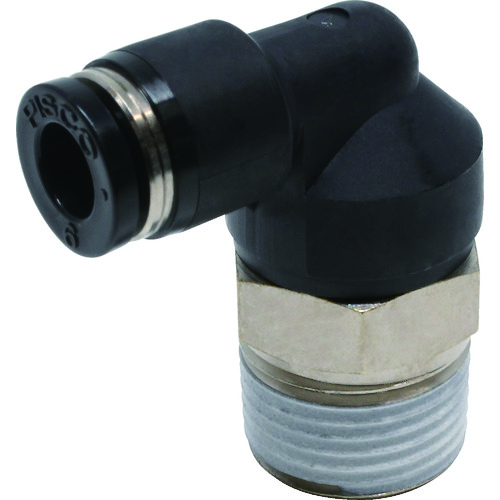 Pisco Tube Fitting Elbow兼容外径6mm连接直径R3/8 PL6-03