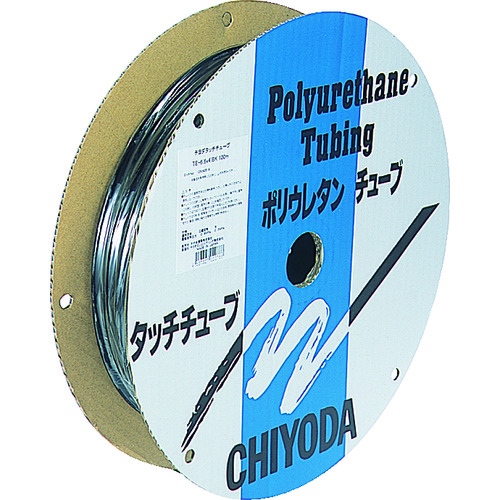 Chiyoda聚氨酯管TE触摸管6mm/100m黑色 TE-6-100 BK