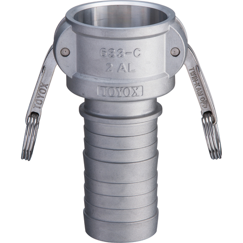 Toyox Camlock耦合器软管柄铝633-C 1英寸Al 633-C-1-AL
