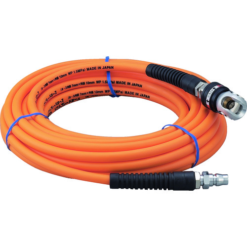 带有秋千耦合的Trusco空气软管7 x 10 mm 10 m TSRC-7-10