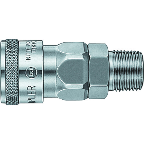 Nitto高耦合器钢硝化橡胶NBR（SG）（女螺钉安装的插座）主要侧RC1/4压力电阻2.0 MPa 20SM