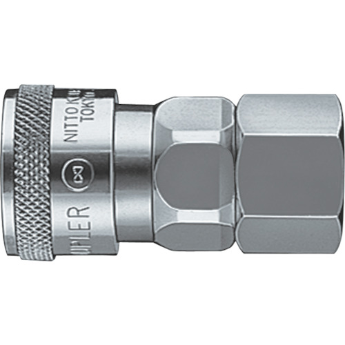 Nitto高耦合器钢硝化橡胶NBR（SG）（雄性线安装的插座）主要侧R1/2压力电阻2.0 MPa 40SF