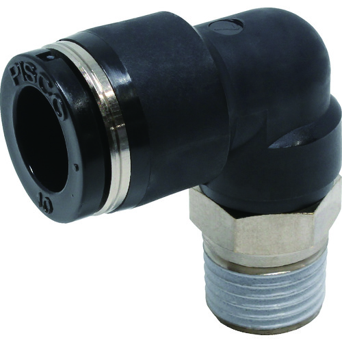 Pisco Tube Fitting Elbow兼容外径10mm连接直径R1/4 PL10-02