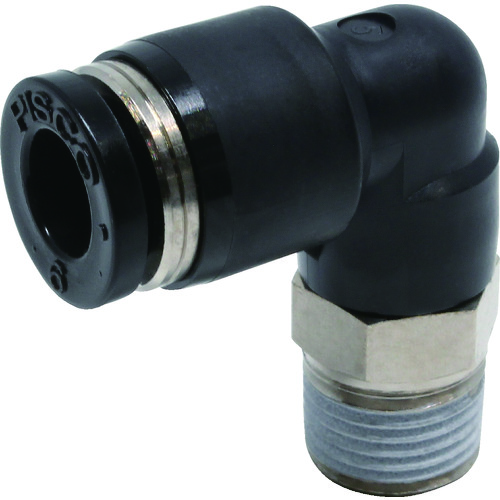 Pisco Tube Fitting Elbow兼容外径6mm连接直径R1/8 PL6-01