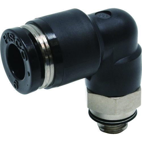 Pisco Tube Fitting肘兼容外径6mm连接直径M6 x 1 PL6-M6