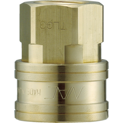 NACK快速耦合TL类型黄铜雄性螺钉安装插座R1 CTL08SF2