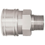 Nitto TSP耦合器，不锈钢，氮橡胶SG（NBR）（女性螺钉安装的插座）主要侧RC3/8 SUS-3TSM