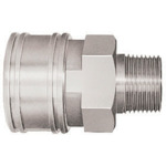 Nitto TSP耦合器，不锈钢，氮橡胶SG（NBR）（女性螺钉安装的插座）主要侧RC1 1/2 12TSM SUS NBR